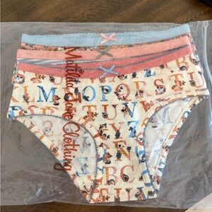 Girls Matilda Jane size 6 underwear, new in bag.